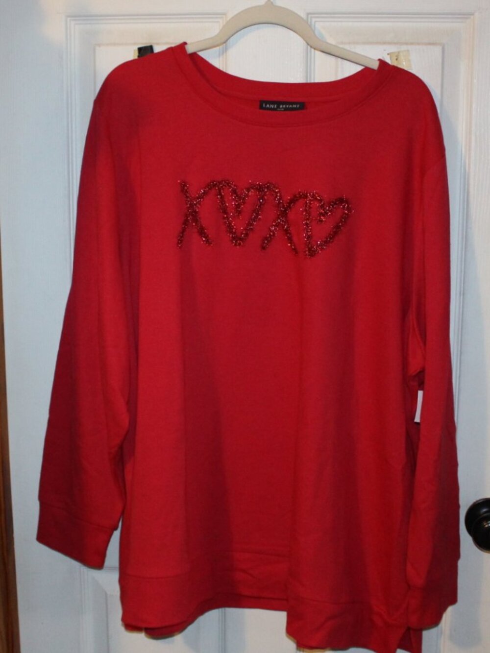 NWT Lane Bryant XOXO Sweatshirt size 26/28 CUTE!